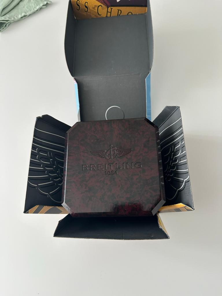 Vintage Breitling Horlogebox van Bakeliet, Ophalen of Verzenden, Zo goed als nieuw