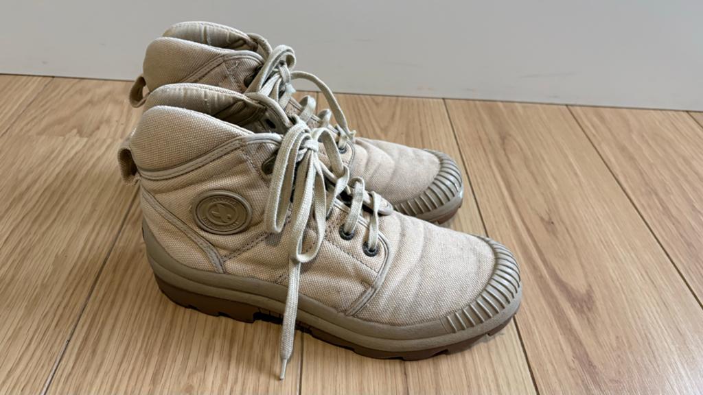 Aigle canvas boots - beige 40, Kleding | Heren, Ophalen of Verzenden, Gedragen