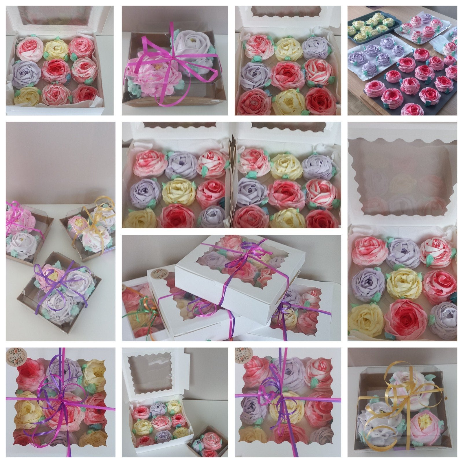 Heerlijke marshmallowbloemen, Hobby en Vrije tijd, Ophalen of Verzenden, Nieuw, Taarten of Cupcakes, Bakvorm