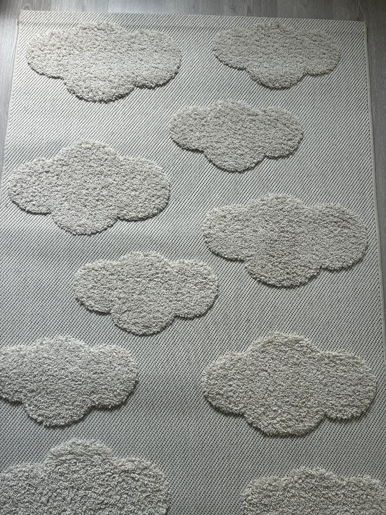 Vloerkleed baby kamer wolken thema, Ophalen of Verzenden, Zo goed als nieuw, Kleed of Kussen