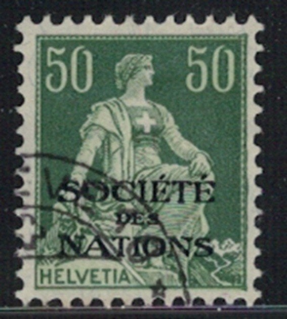 Z328 Zwitserland SDN 9 gestempeld, Verzenden, Postfris