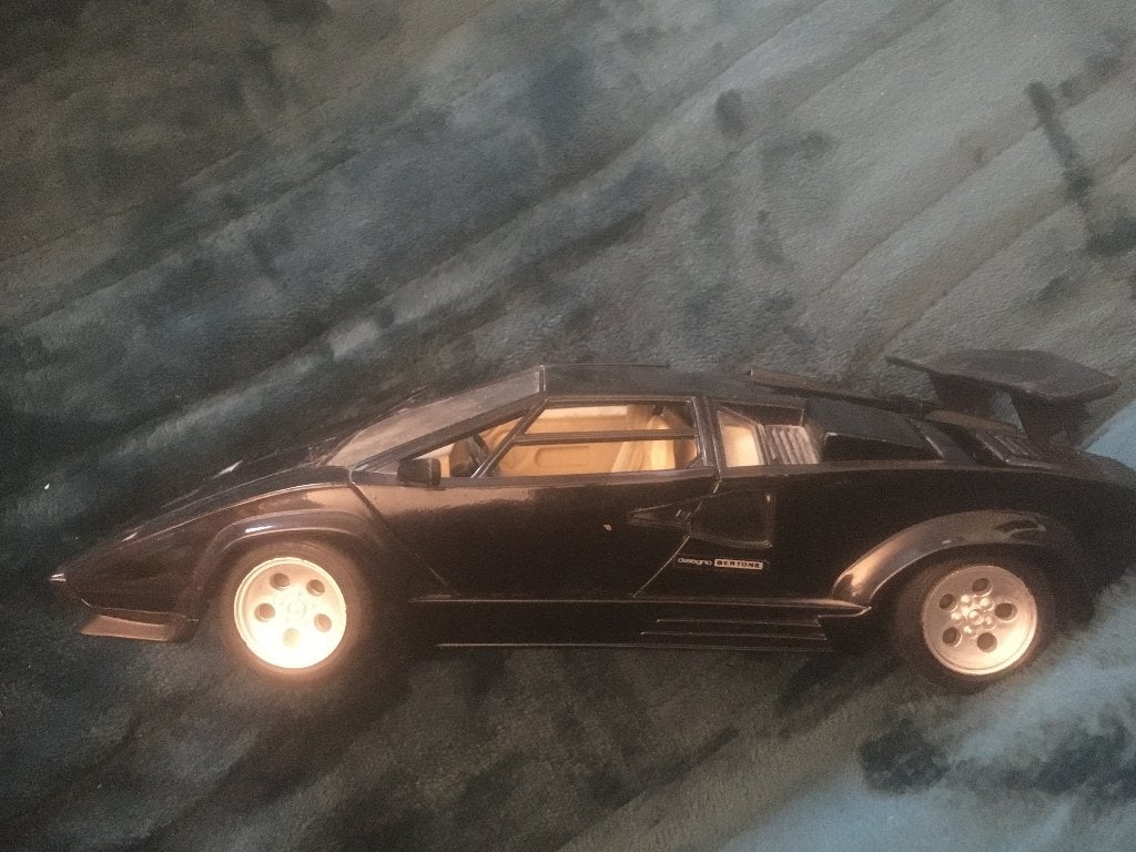 model LAMBORGHINI Countach 1:13 - TONKA - zwarte uitvoering, Ophalen of Verzenden