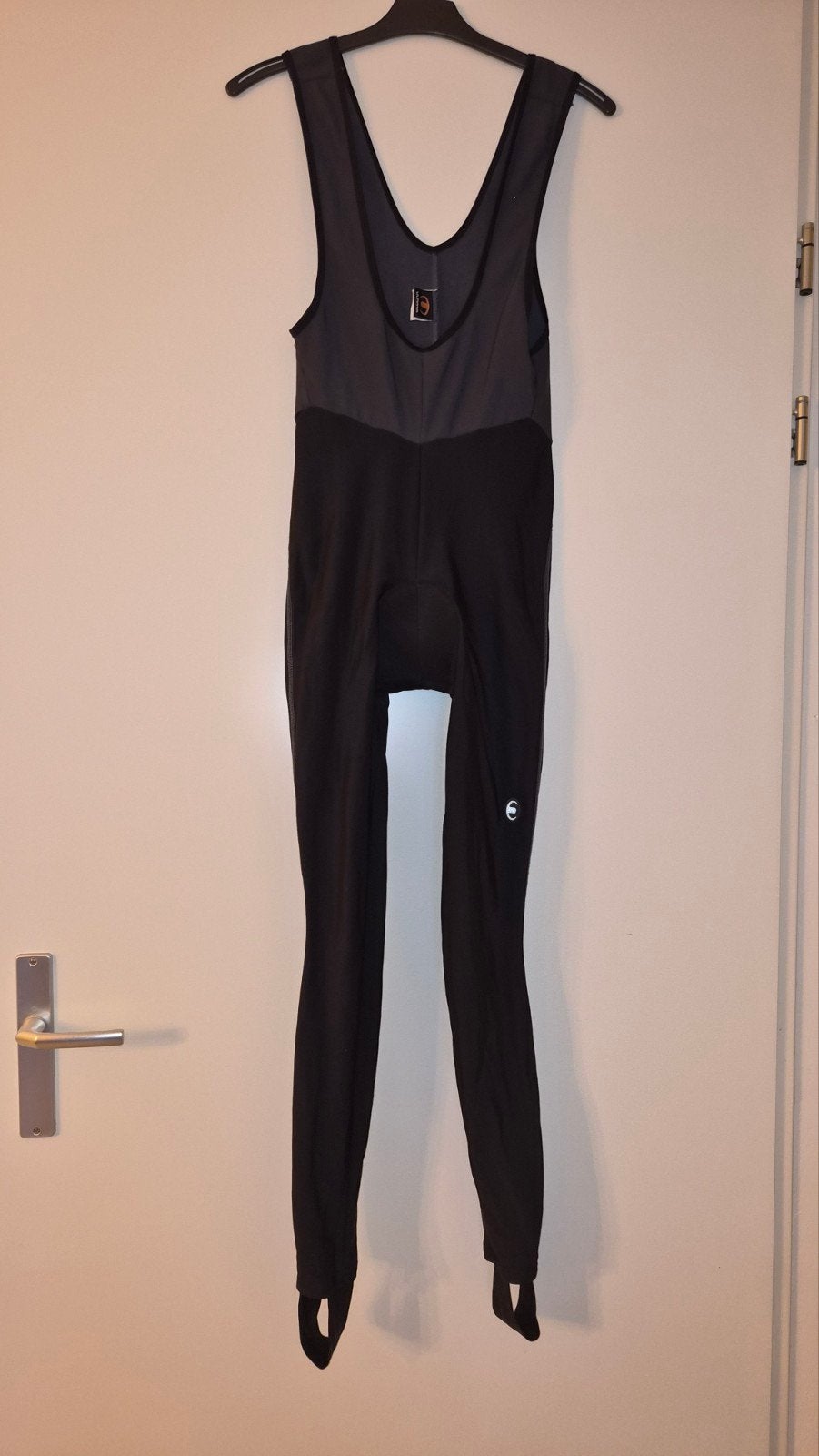 Ultima fietsbroek lang met bretels en zeem Mt.M, Dames, Ultima, Zo goed als nieuw, Bovenkleding
