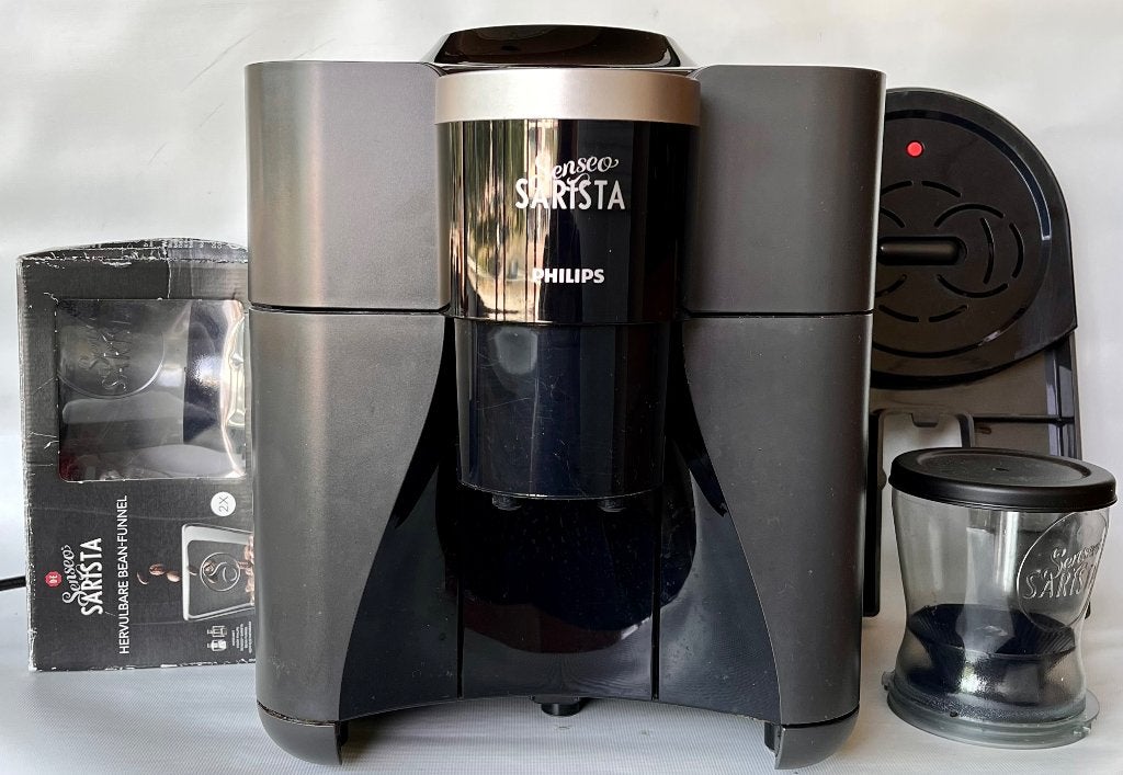 Philips Senseo Sarista Koffiemachine, Afneembaar waterreservoir, Gebruikt, Koffiemachine, 2 tot 4 kopjes