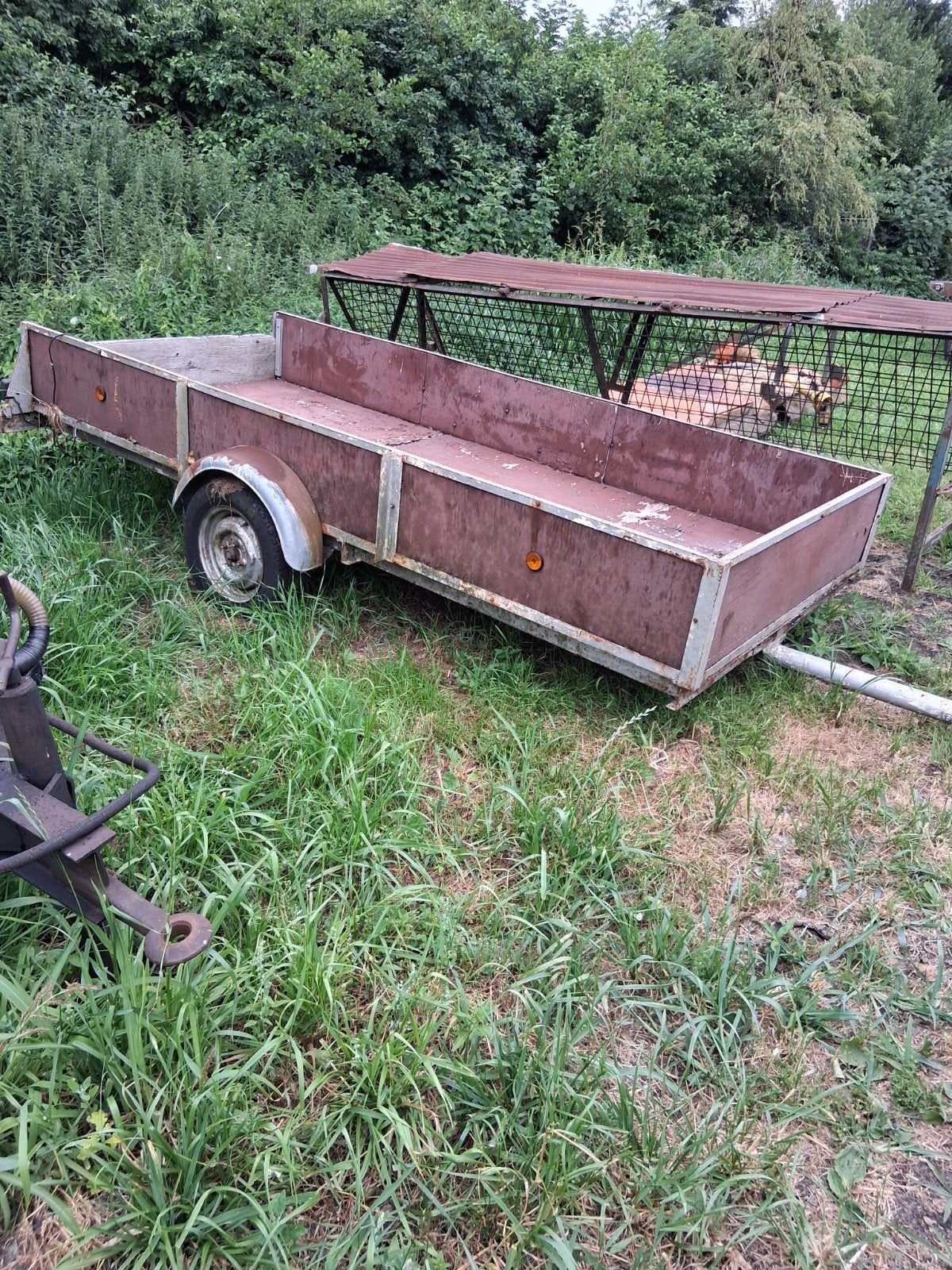 Gebruikte aanhangwagen - Ideaal voor tuin en klussen, Auto diversen, Aanhangers en Bagagewagens, Ophalen of Verzenden, Gebruikt