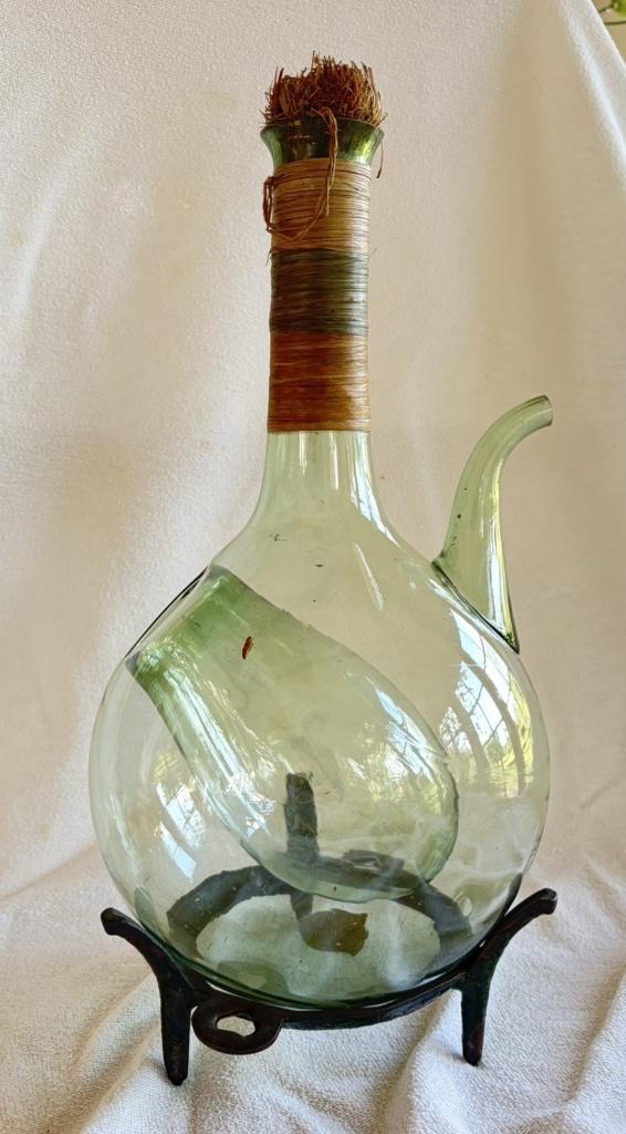 Vintage karaf met reservoir voor ijsblokjes, Ophalen of Verzenden, Zo goed als nieuw, Overige materialen, Overige typen