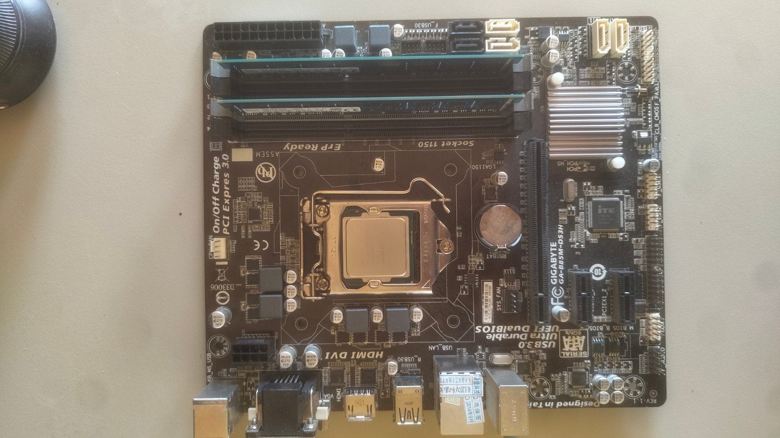 i7 4790 + b85m + 16gb, Computers en Software, Moederborden, Gebruikt, DDR3, Ophalen of Verzenden, Micro-ATX