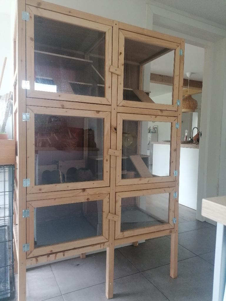 Knaagdierenhotel, Dieren en Toebehoren, Knaagdieren en Konijnen | Hokken en Kooien, Ophalen, Gebruikt, Muis, 90 cm of meer
