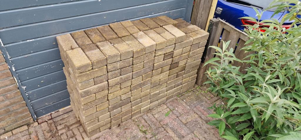 GRATIS Gebruikte Klinkers, Ophalen, Gebruikt, Klinkers, 5 tot 10 m²