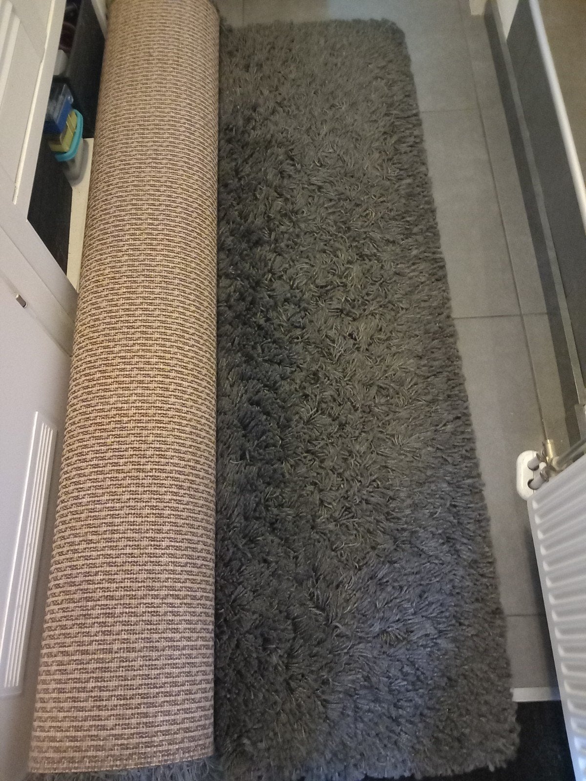 Vloerkleed 240 x 170, hoogpolig, kleur antraciet., Ophalen, 150 tot 200 cm, 200 cm of meer, Zo goed als nieuw