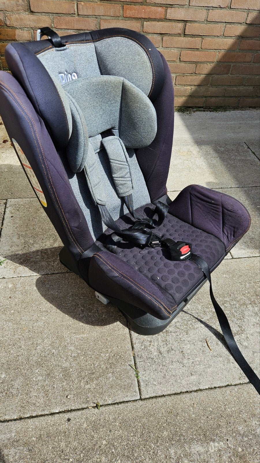 Kinderzitje groep 0 t/m 3 - isofix - merk Ding, Kinderen en Baby's, Autostoeltjes, Verstelbare rugleuning, Gebruikt, 15 t/m 36 kg
