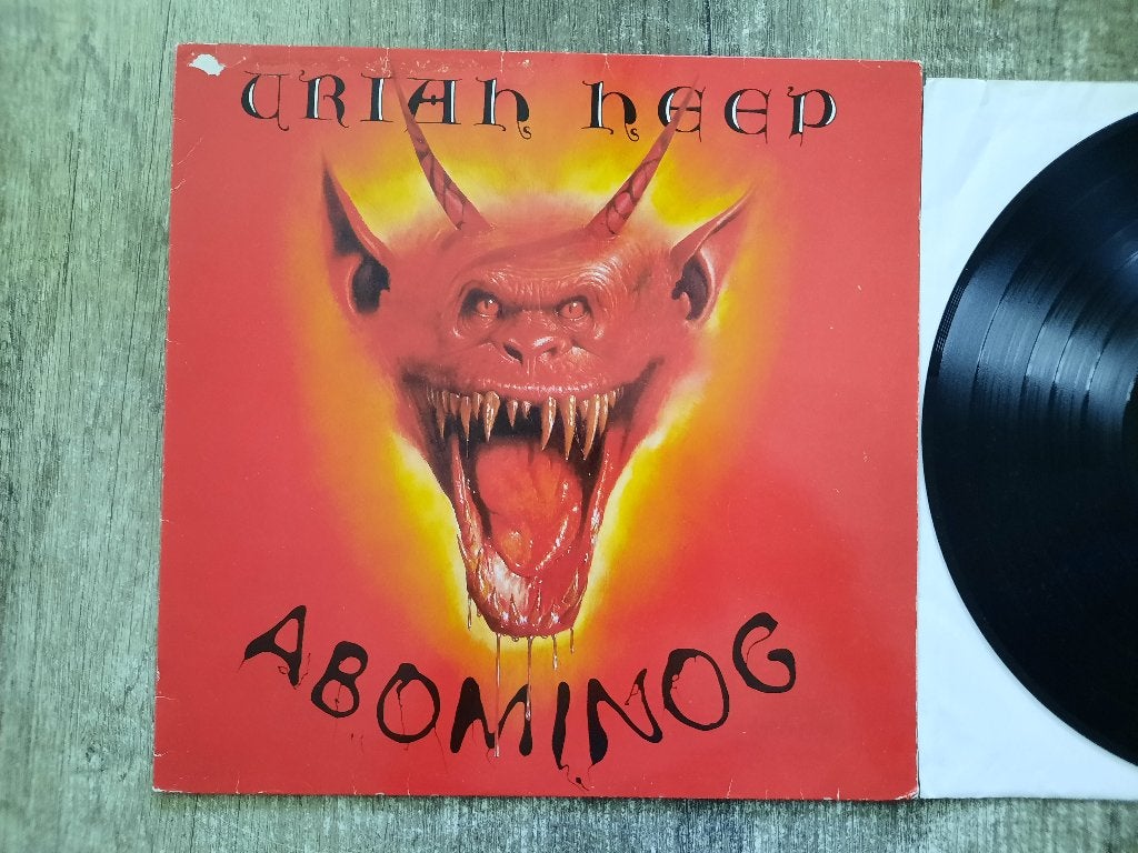 Uriah Heep – Abominog,1982,lp,elpee, LP, Rock, Gebruikt, Ophalen of Verzenden