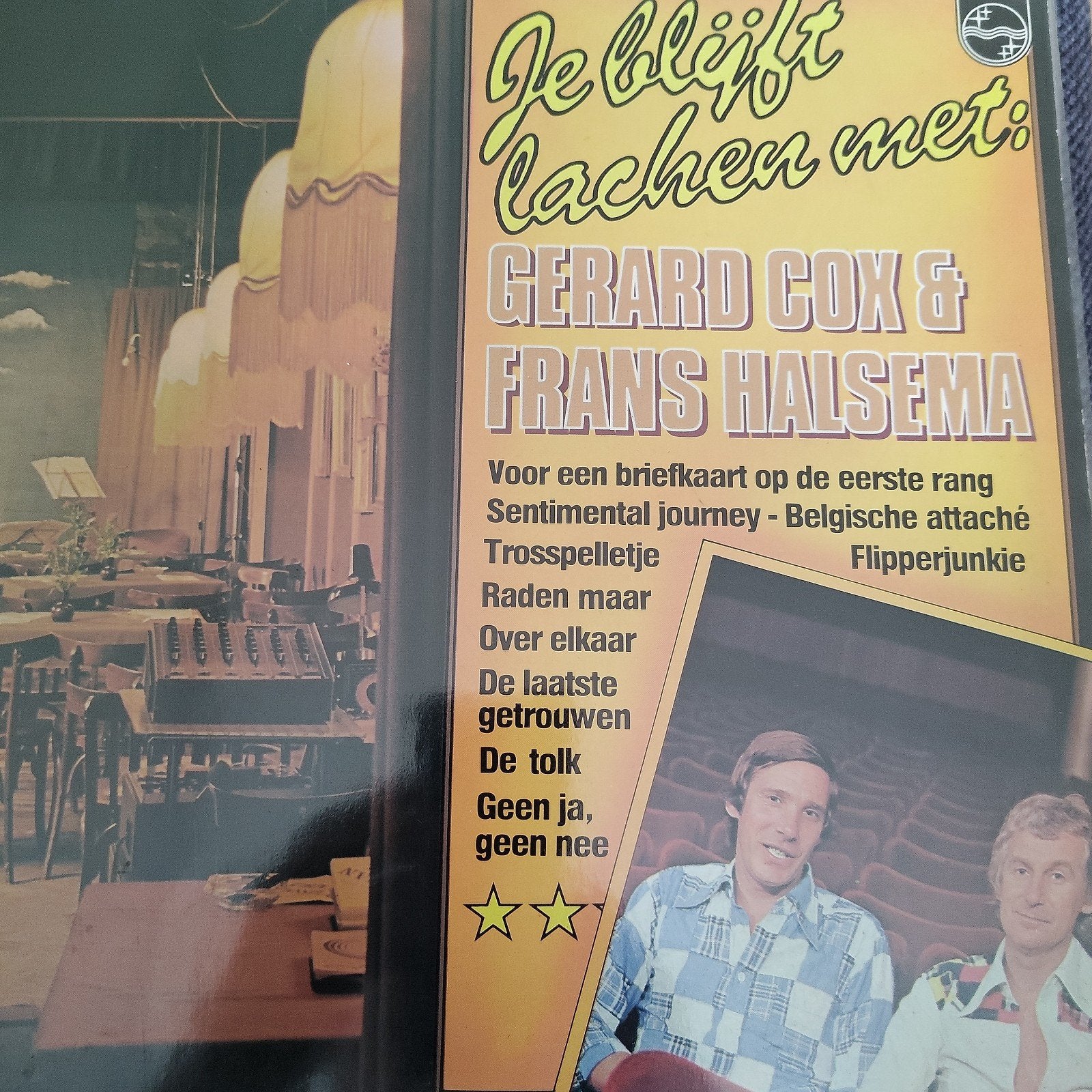Je Blijft Lachen Met: Gerard Cox & Frans Halsema LP, Cd's en Dvd's, Vinyl | Nederlandstalig, Ophalen of Verzenden, Gebruikt, Overige genres