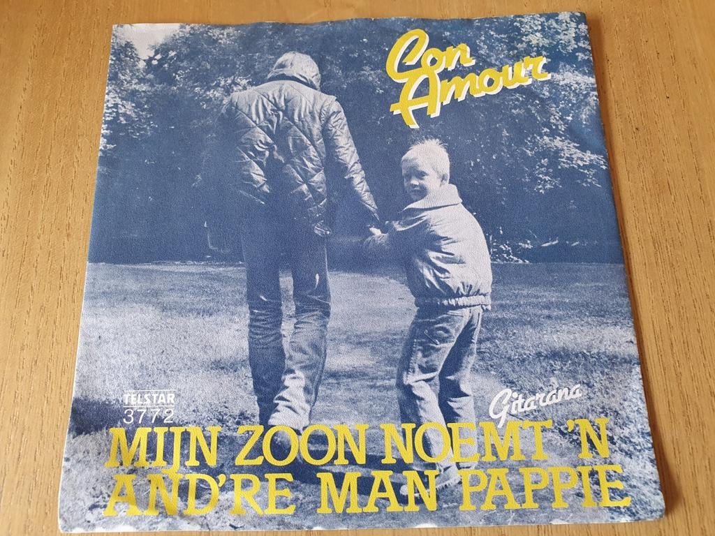 Con Amour - Mijn zoon noemt 'n and're man pappie ( Telstar ), Ophalen of Verzenden, Zo goed als nieuw, Overige formaten, Levenslied of Smartlap