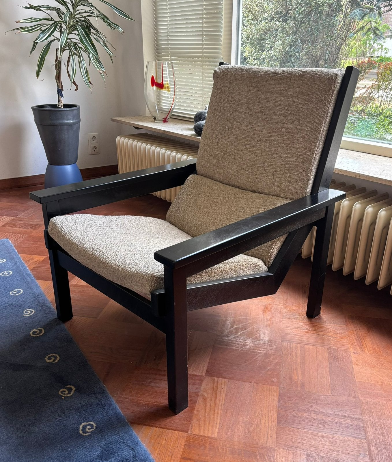 Vintage Gelderlander fauteuil, Ophalen, Zo goed als nieuw, 75 tot 100 cm, 50 tot 75 cm
