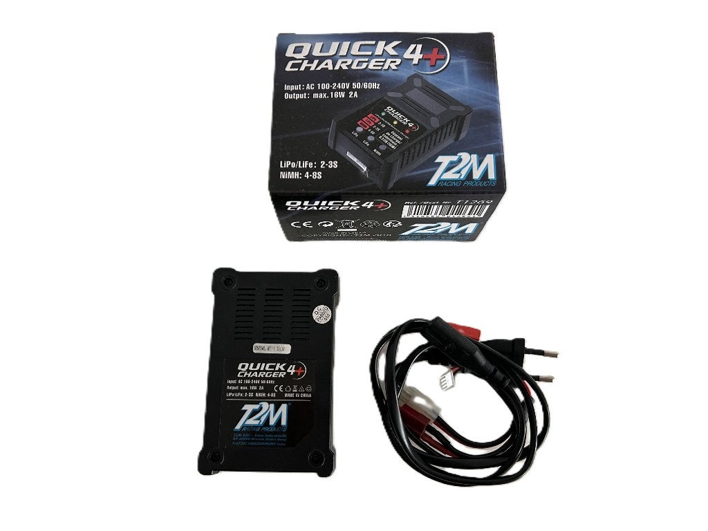 T2M Quick charger 4+ rc, Hobby en Vrije tijd, Ophalen of Verzenden, Nieuw, Overige schalen, Onderdeel