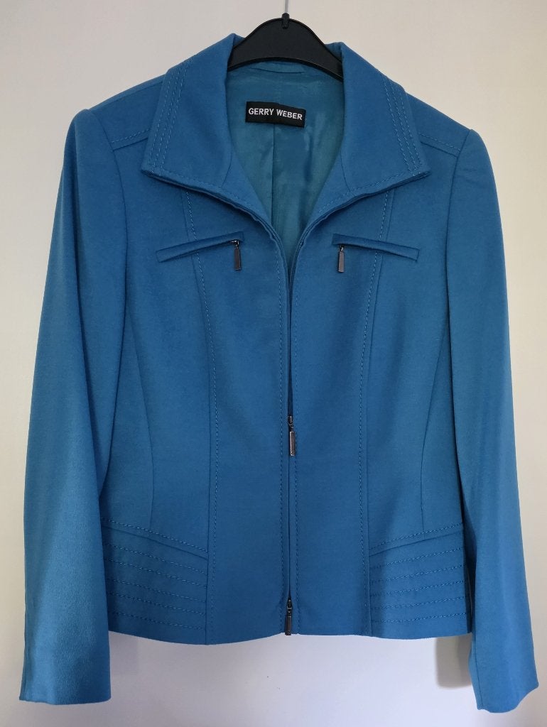 Gerry Weber Jasje Maat 38/40 (M) - Zo goed als nieuw, Maat 38/40 (M), Blauw, Ophalen of Verzenden, Zo goed als nieuw