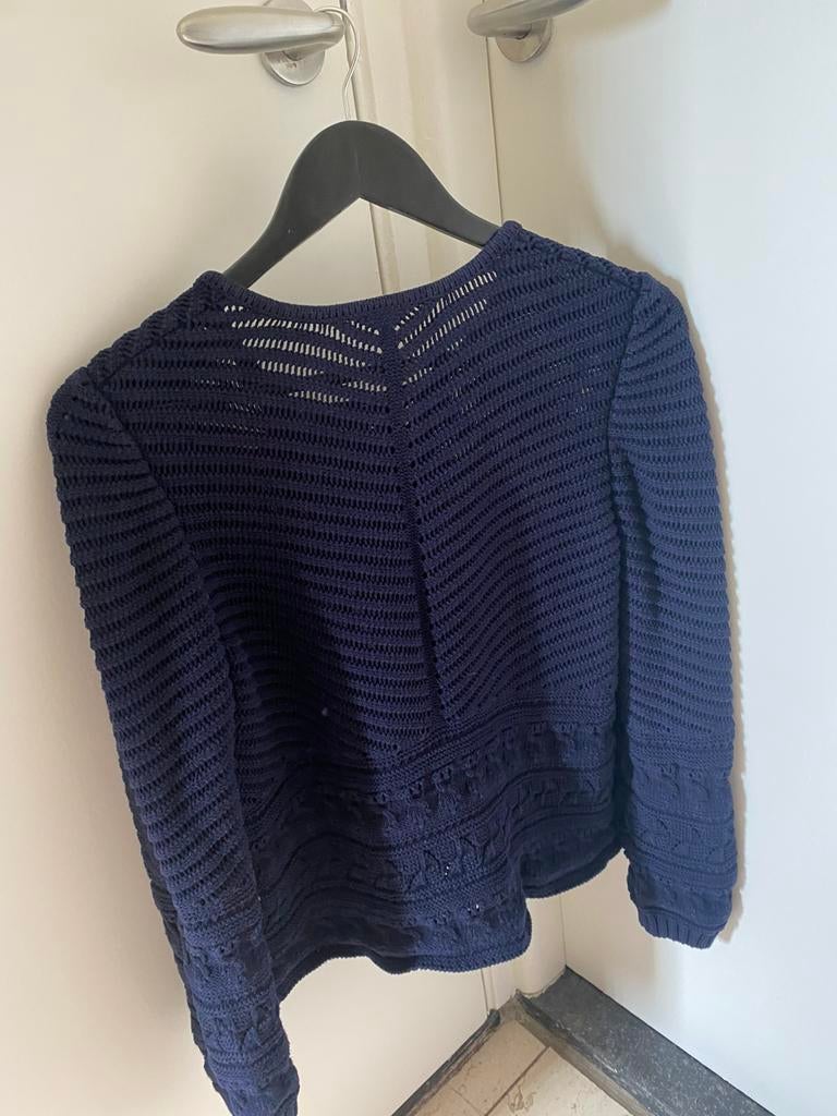 BA&SH katoenen vest maat M, Verzenden, Zo goed als nieuw, Maat 38/40 (M), Blauw