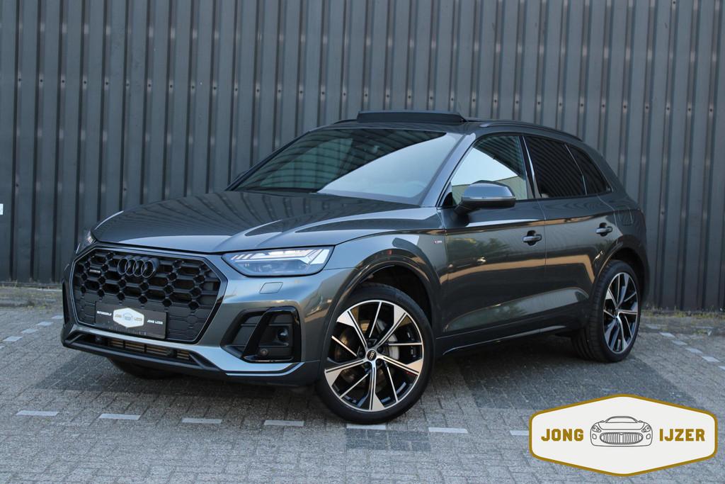 Audi Q5 50 TFSI e 3x S LINE PANO HUD B&O TREKHAAK, Automaat, 14 kWh, Gebruikt, 4 cilinders