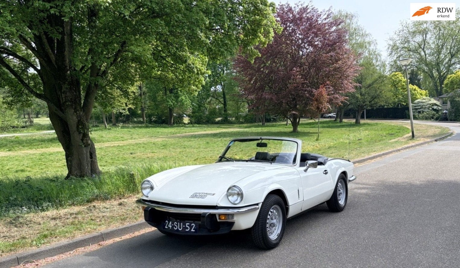 Triumph Spitfire Nederlandse 1500 Super origineel!, Auto's, Triumph, Gebruikt, Zwart, 4 cilinders, Cabriolet