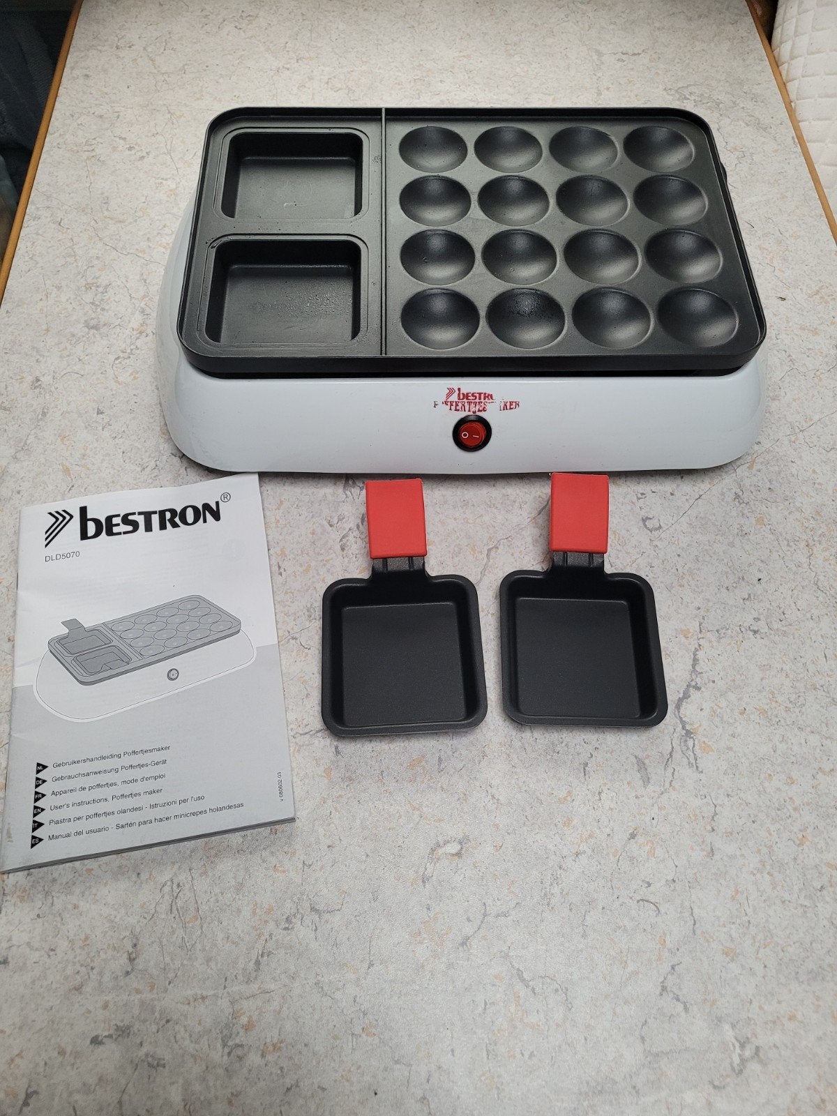 Bestron Poffertjesmaker zo goed als nieuw, Info@bestron.com, Ophalen of Verzenden, Postbus 515, 5600 AM Eindhoven, Bestron
