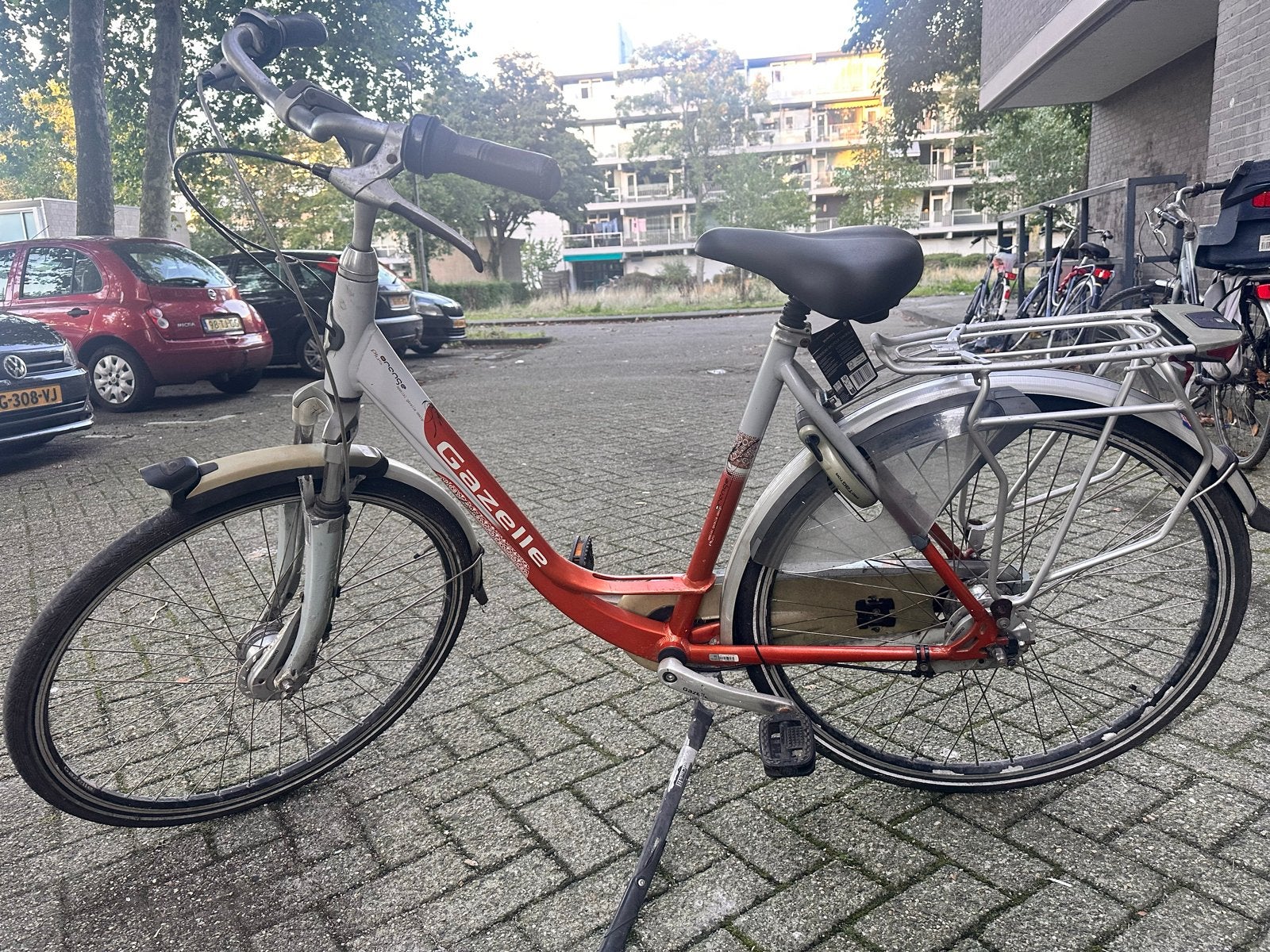 Gazelle Orange Plus Damesfiets - 7 Versnellingen, Velgrem, Versnellingen, Ophalen of Verzenden, Gazelle