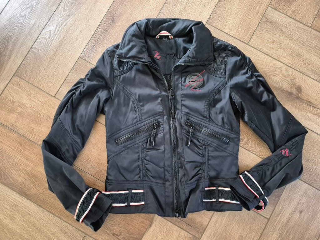 Super gaaf zwart jasje van Sportalm, maat 36, Zwart, Zo goed als nieuw, Jasje, Maat 36 (S)