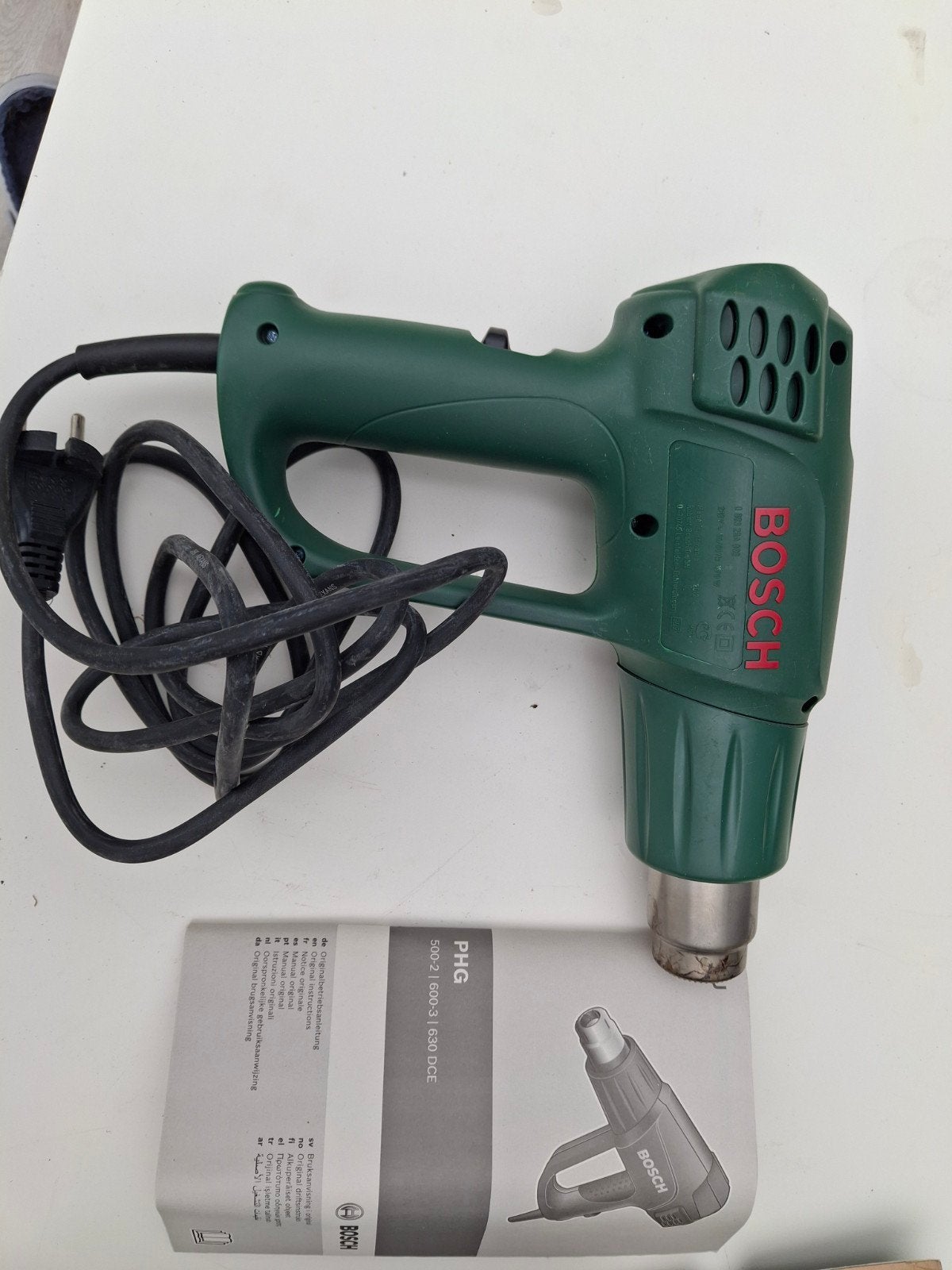 Bosch PHG 500-2 heteluchtpistool met 1600W, Ophalen of Verzenden, Gebruikt