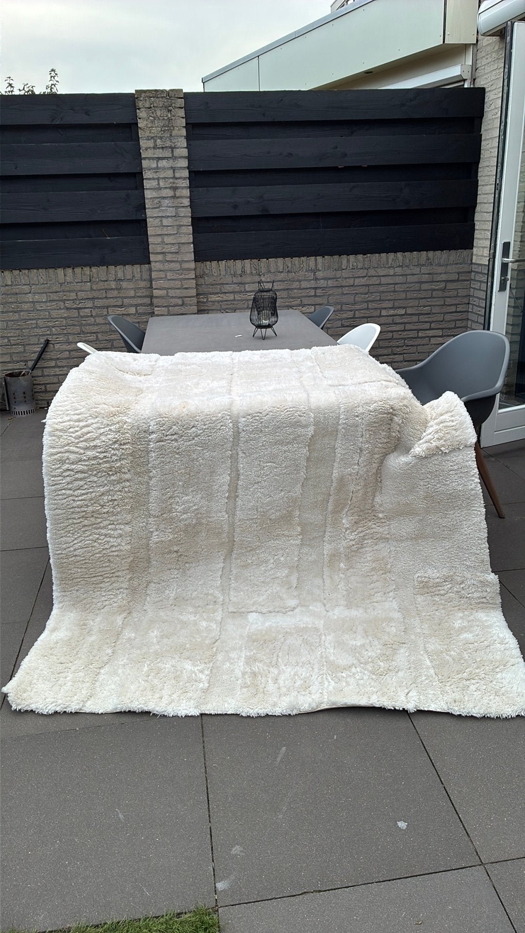 Vloerkleed wit Karwei 160x230, Ophalen, Zo goed als nieuw