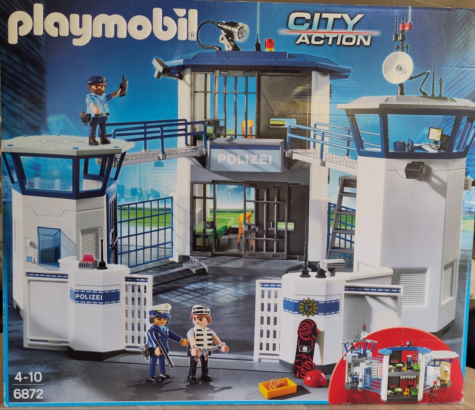 Playmobil City Action Politiebureau met Gevangenis 6872, Kinderen en Baby's, Speelgoed | Playmobil, Ophalen, Gebouw, Complete set
