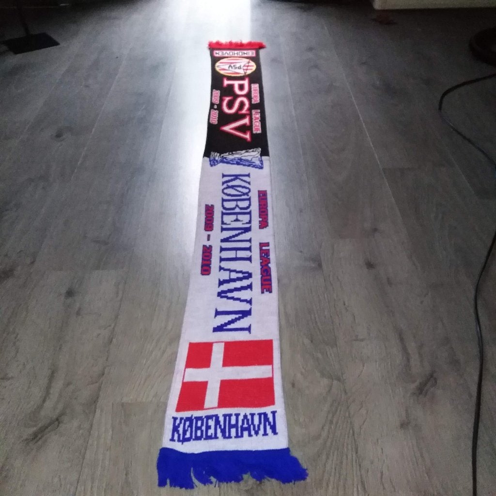 PSV sjaal Europa league 2009/2010 Kobenhavn, Ophalen, Gebruikt, PSV, Vaantje of Sjaal
