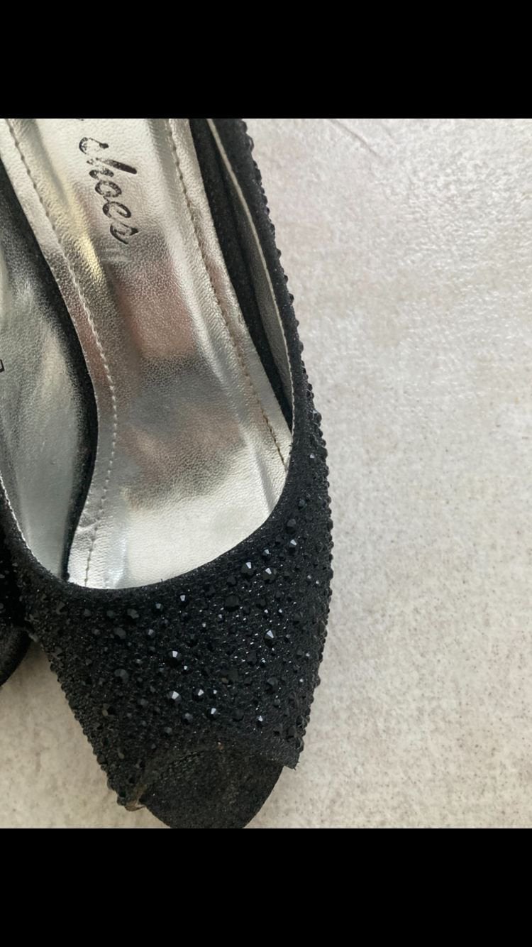 Diverse feest schoene zwart, goud, sandalen pumps, Kleding | Dames, Ophalen, Zo goed als nieuw, Zwart, Sandalen of Muiltjes