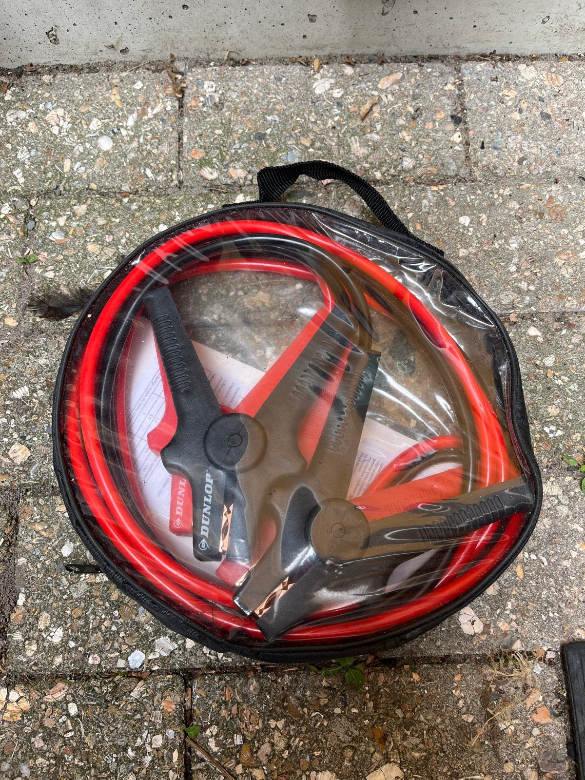 Dunlop startkabels in handige draagtas, Auto diversen, Jumpstarters, Ophalen of Verzenden, Nieuw