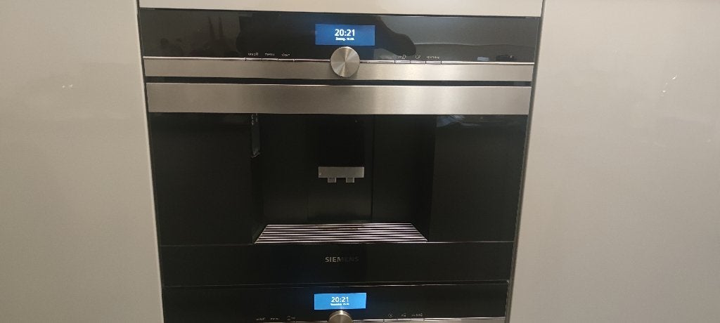 Siemens CT636LES1 Inbouw Koffiemachine, Witgoed en Apparatuur, 10 kopjes of meer, Koffiemachine, Zo goed als nieuw, Afneembaar waterreservoir