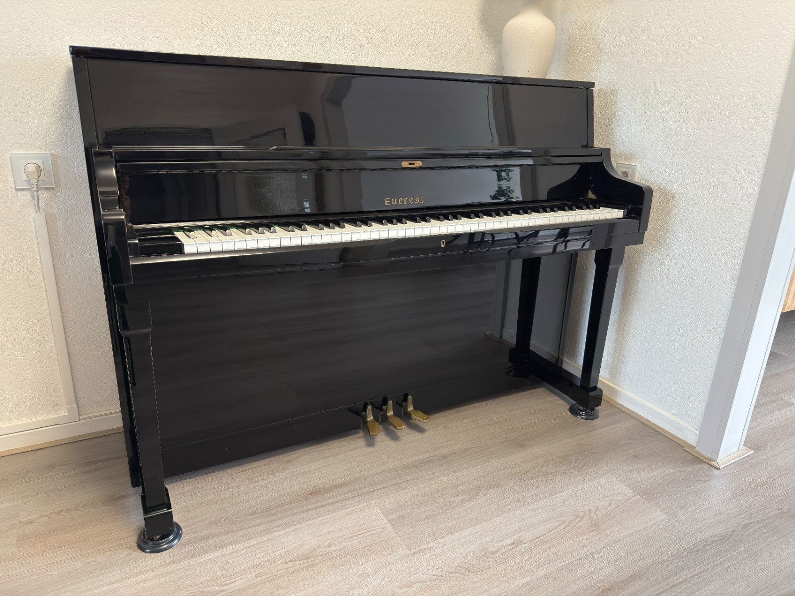 Prachtige Everest (Hyundai) - Piano Zwart Hoogglans, Ophalen, Zwart, Zo goed als nieuw, Piano