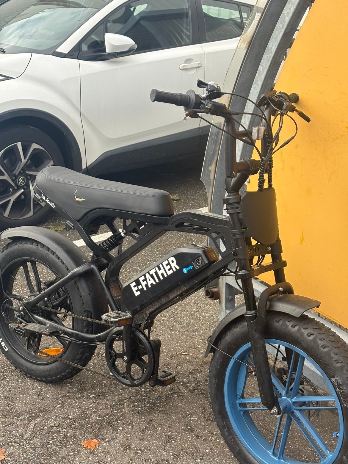 E-FATBIKE E-FATHER - Zo goed als nieuw, Fietsen en Brommers, Zo goed als nieuw, Minder dan 47 cm, 50 km per accu of meer, Ophalen