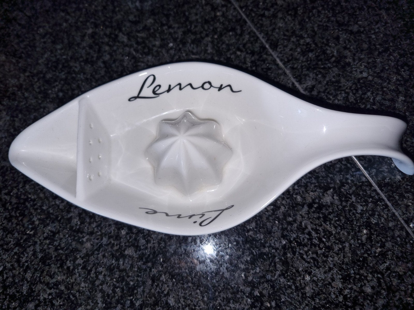 Riviera Maison Citruspers - Lemon & Lime, Huis en Inrichting, Overige typen, Ophalen of Verzenden, Zo goed als nieuw, Steen/keramiek