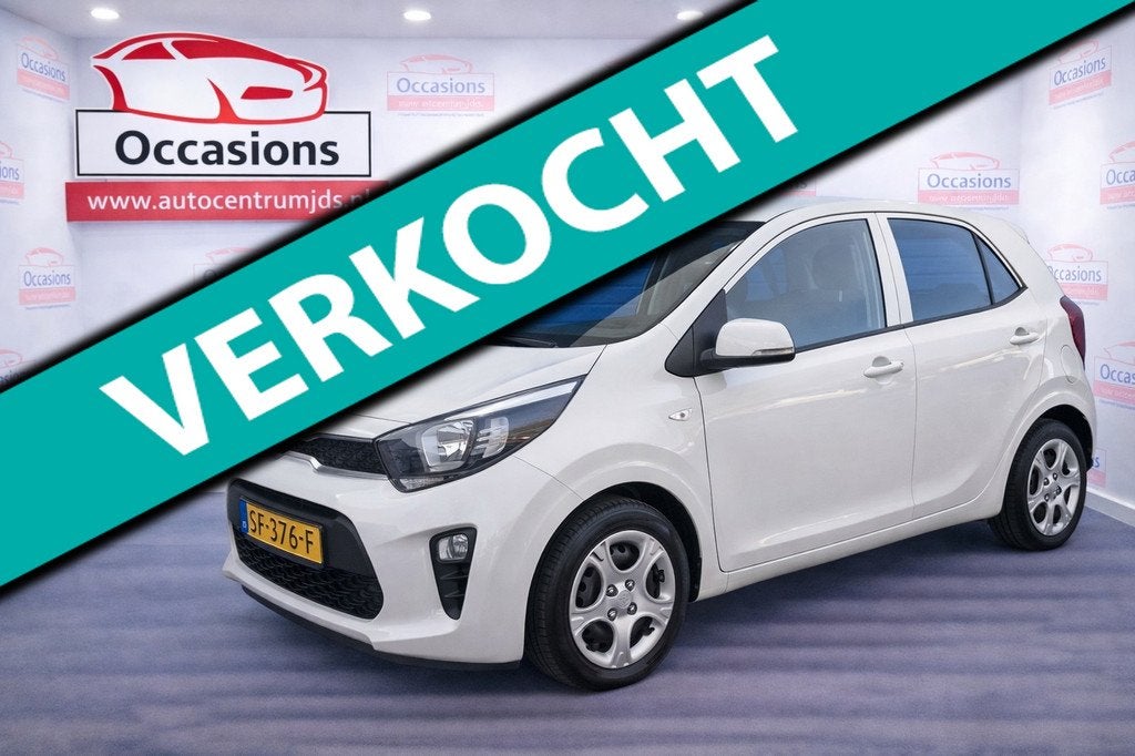 Kia Picanto 1.0 CVVT EconomyPlusLine, Auto's, Voorwielaandrijving, Stof, Gebruikt, Start-stop-systeem