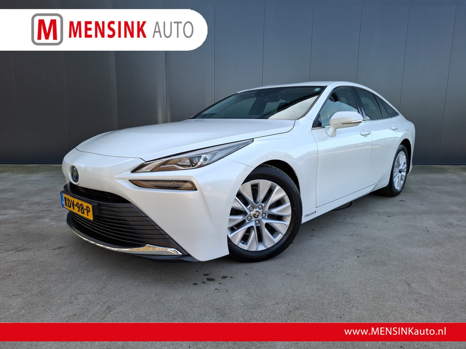Toyota Mirai WATERSTOF H2 DYNAMIC METALLIC JBL AUDIO APPLE C, Auto's, Automaat, Dealer onderhouden, Achterwielaandrijving, Gebruikt