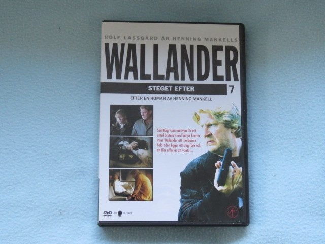 Zweedse DVD: Wallander - Steget efter - Rolf Lassgård, Vanaf 16 jaar, Ophalen of Verzenden, Zo goed als nieuw, Inclusief doosje