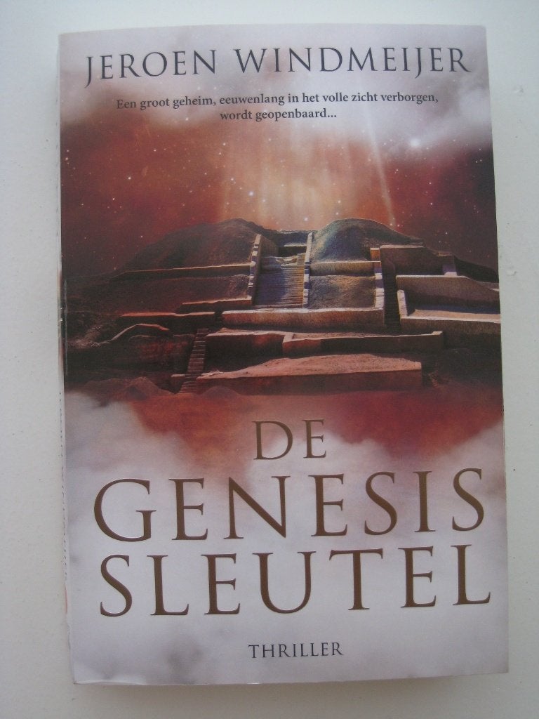 Jeroen Windmeijer - De genesissleutel - gesigneerd, Boeken, Thrillers, Ophalen of Verzenden, Zo goed als nieuw, Nederland