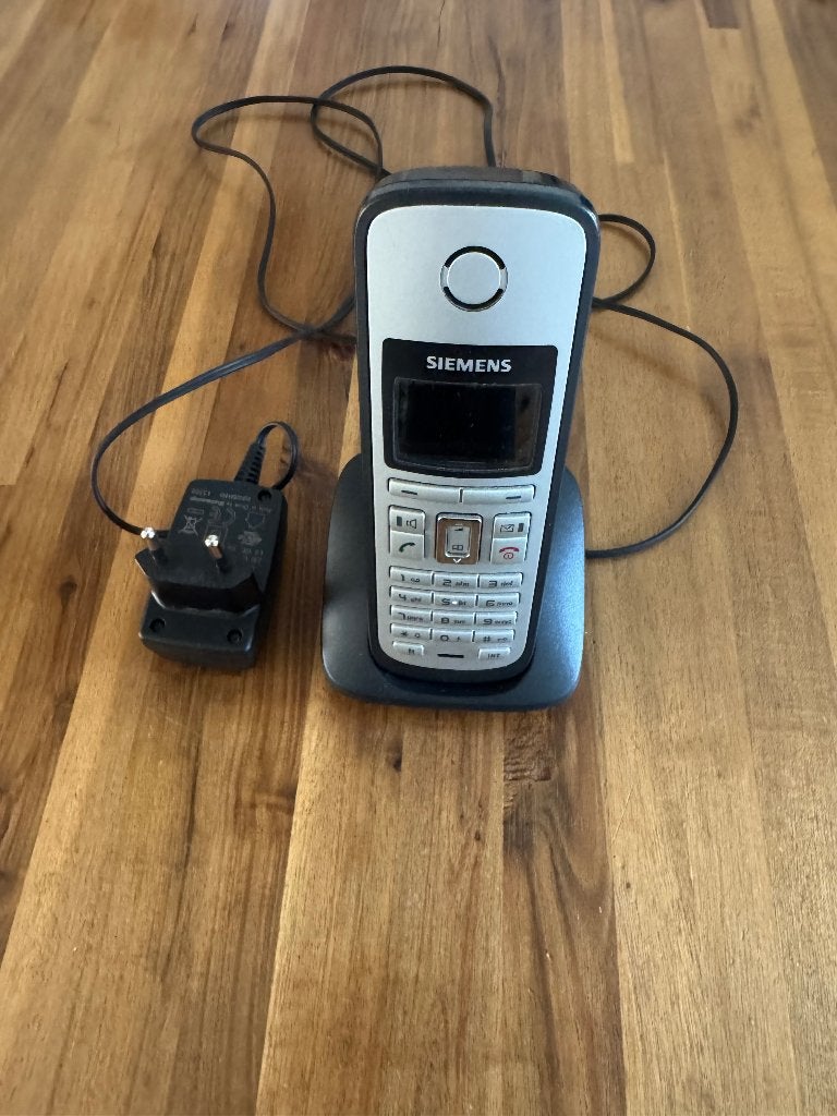 Siemens Gigaset C38H DECT telefoon met basisstation, Ophalen of Verzenden, Gebruikt, 1 handset