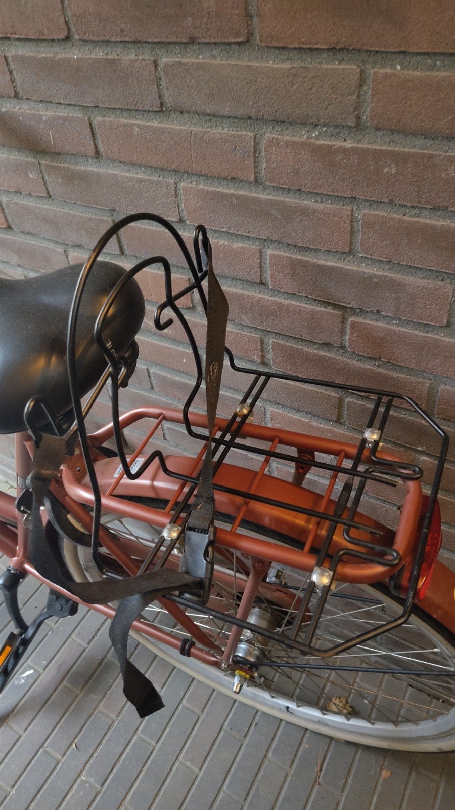 Rek voor boekentas op fiets - Steco Monkey Mee, Ophalen, Zo goed als nieuw