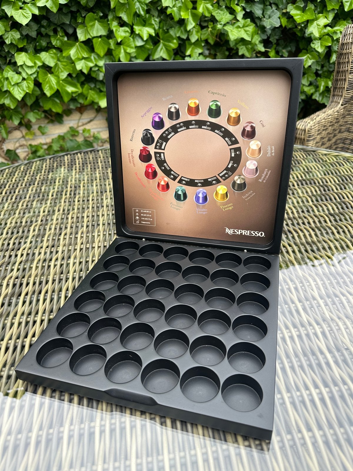 Nespresso capsulehouder | Zwart | Presenteerdoos, Huis en Inrichting, Overige typen, Kunststof, Ophalen of Verzenden, Zo goed als nieuw