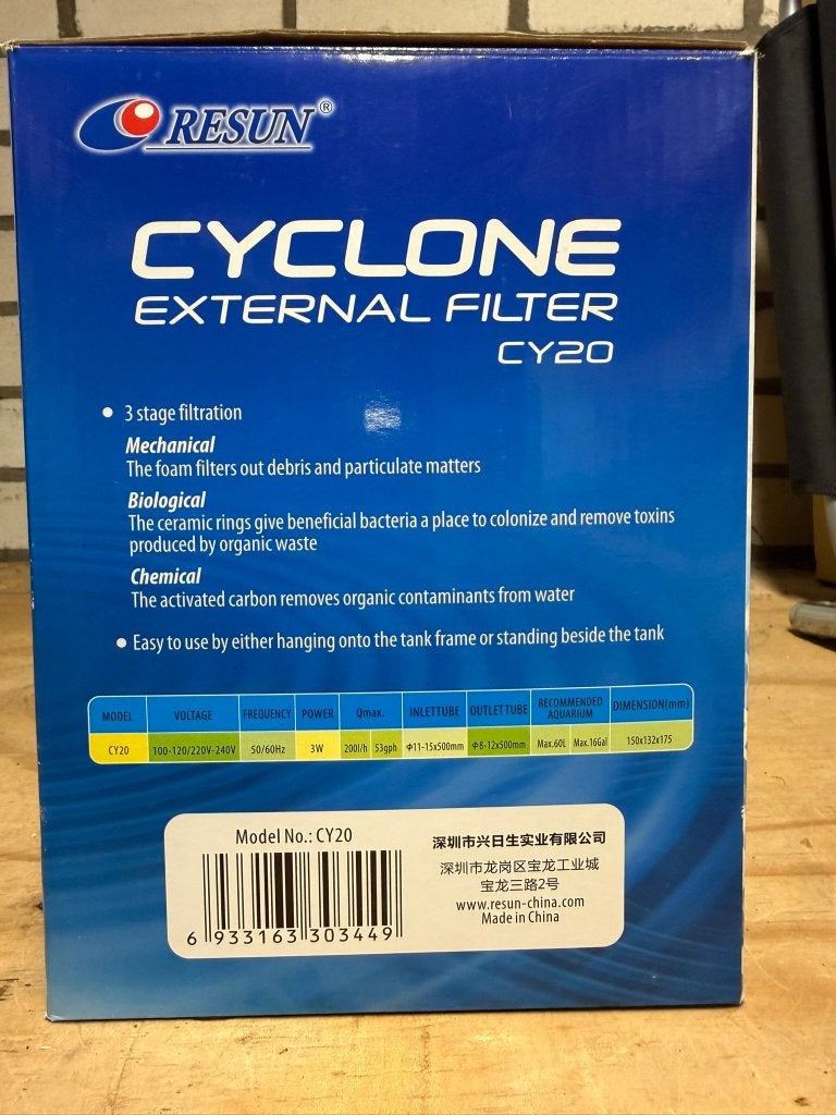 Resun Extern Mini-filter, Ophalen of Verzenden, Nieuw, Filter
