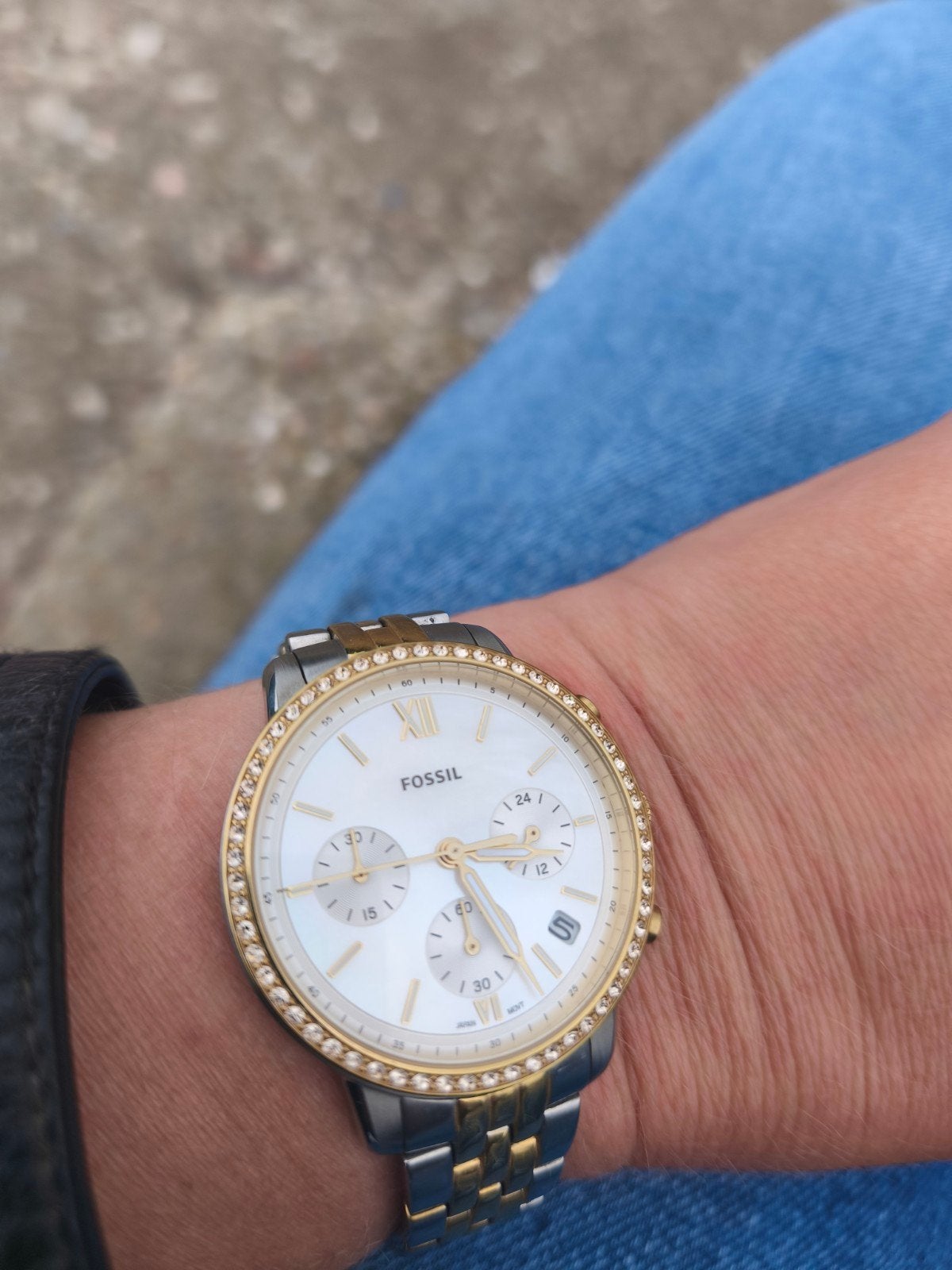 Fossil horloge met origineel doosje, zo goed als nieuw, Ophalen of Verzenden