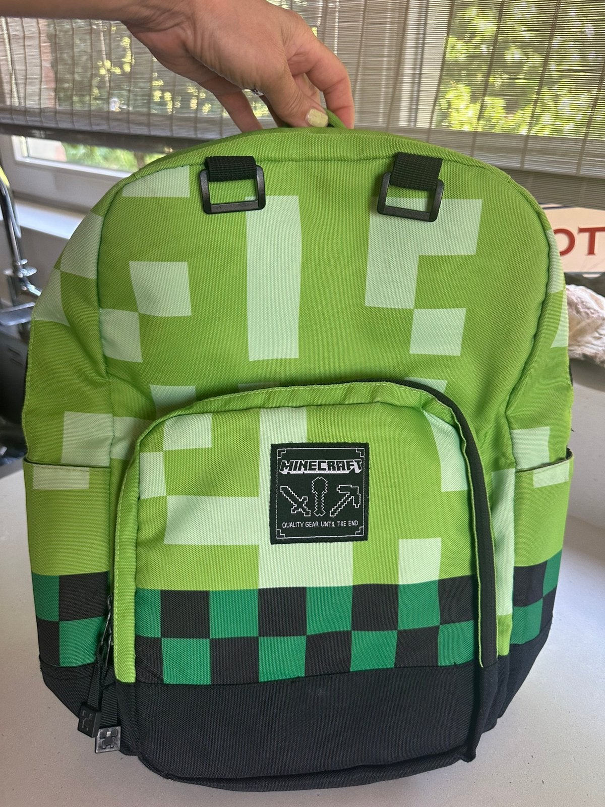 Officiële Minecraft rugzak basisschool. Handige vakverdeling, Ophalen of Verzenden, Gebruikt, Overige merken