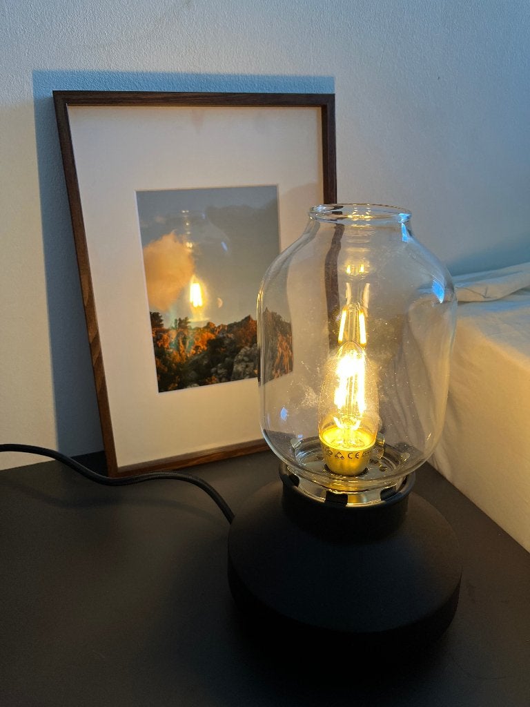 TÄRNABY ikea tafellamp, Ophalen, Art deco, Zwart, IKEA