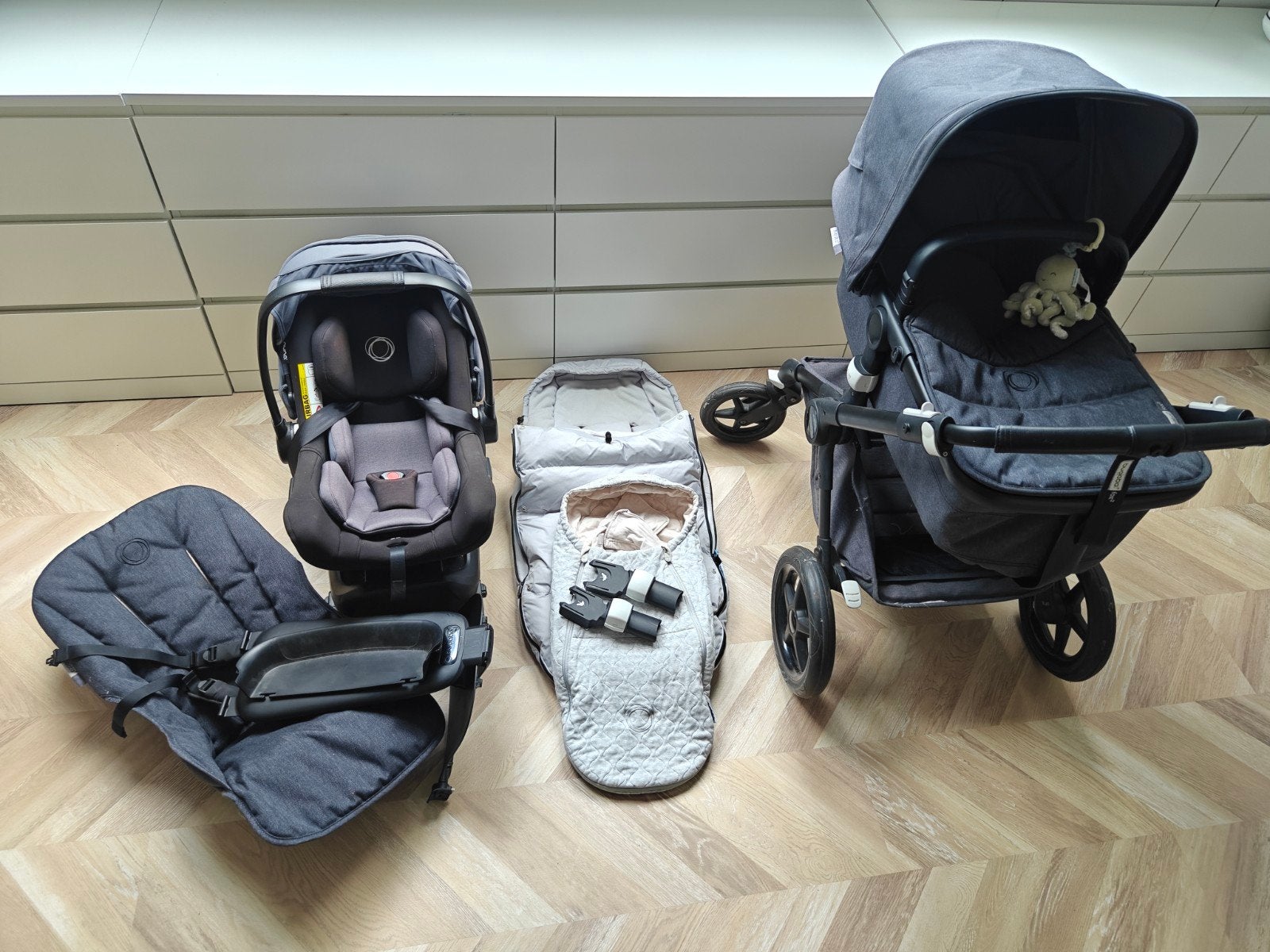 Bugaboo Fox 2 pakket: kinderwagen, maxi-cosi, voetenzakken, Ophalen, Gebruikt, Bugaboo, Combiwagen