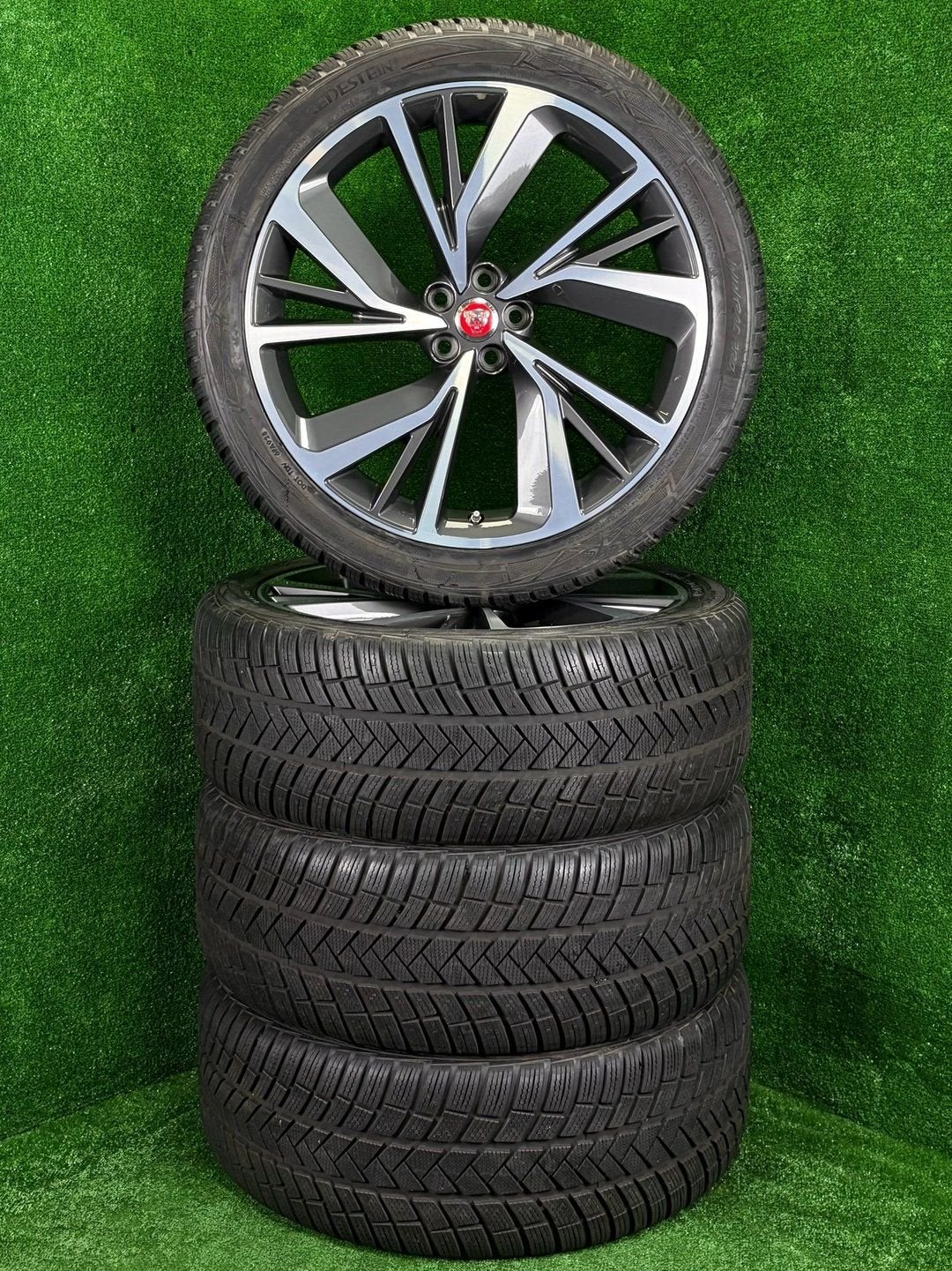 Originele 22 inch Jaguar velgen winterbanden I-pace F-Pace, Gebruikt, -, 265 mm, -